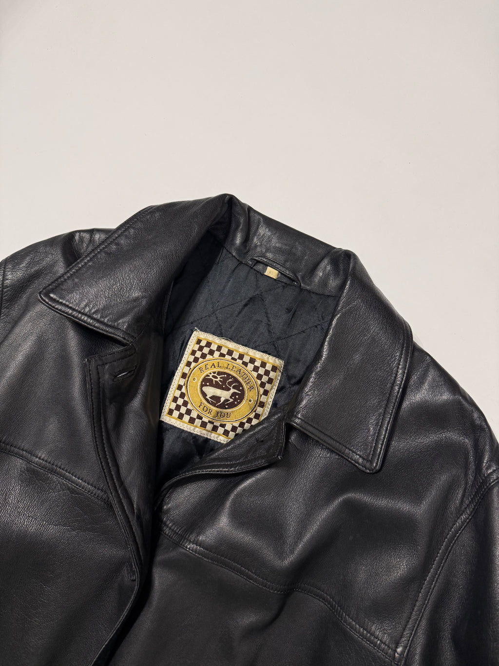 Giacca in pelle ‘Sorry mama’
