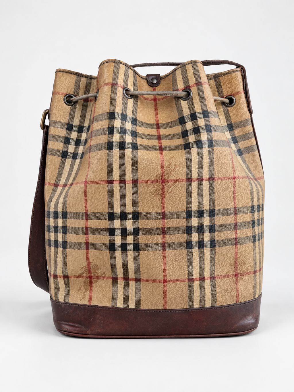 Borsa a secchiello vintage check  Burberrys
