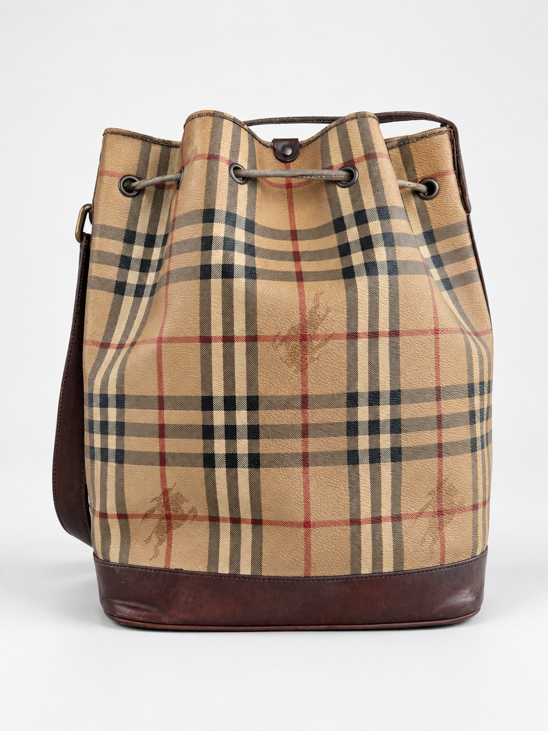 Borsa a secchiello vintage check  Burberrys