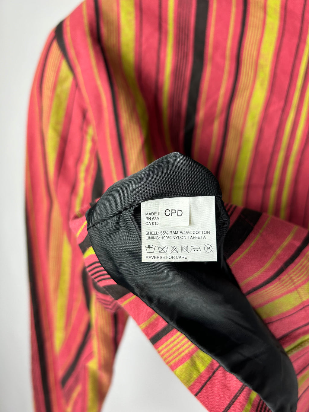 Blazer righe crop tg.M vintage