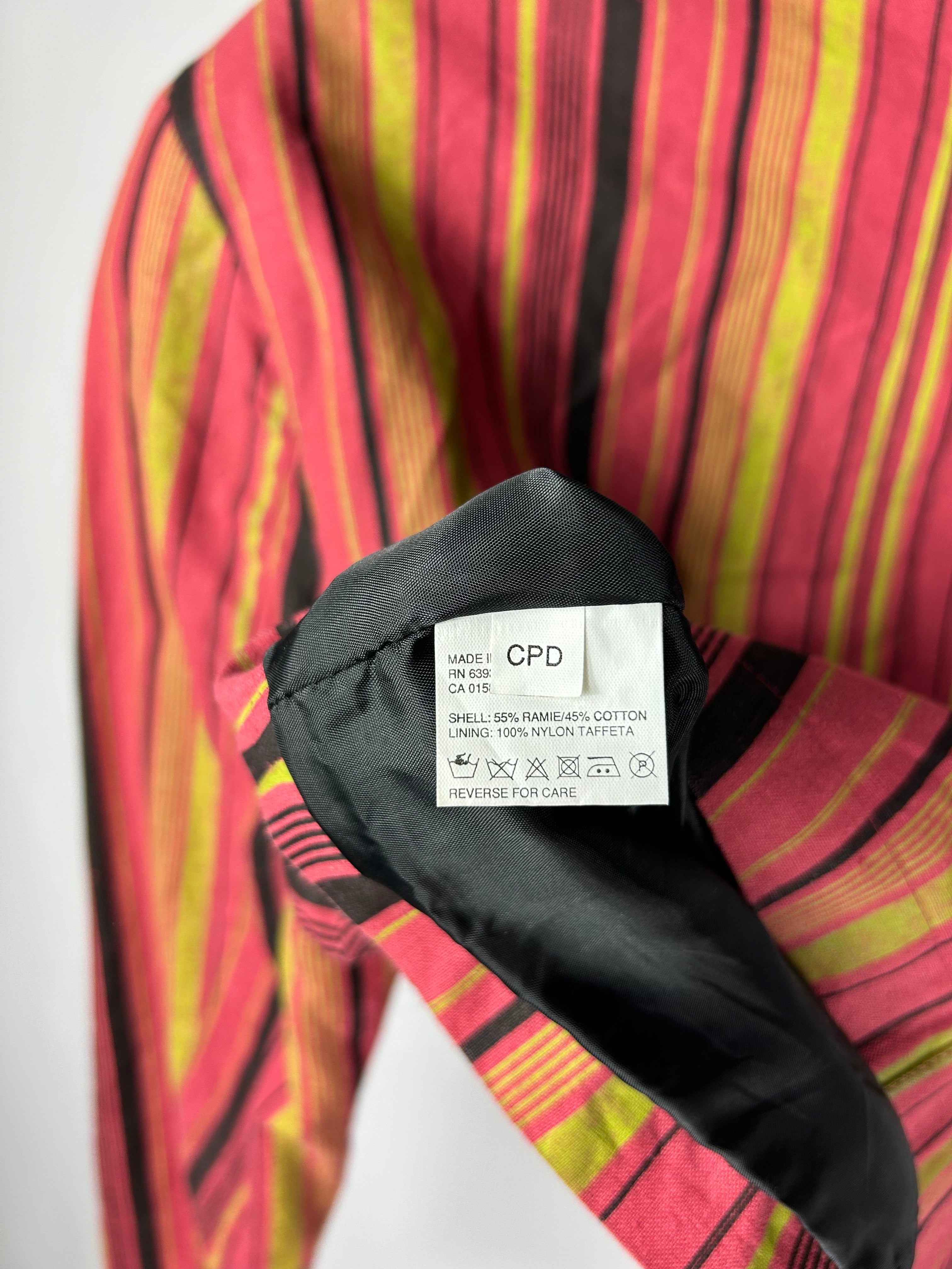 Blazer righe crop tg.M vintage