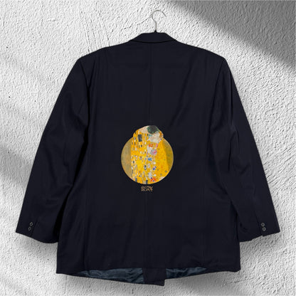 Blazer doppiopetto ‘Il bacio’ Klimt handmade