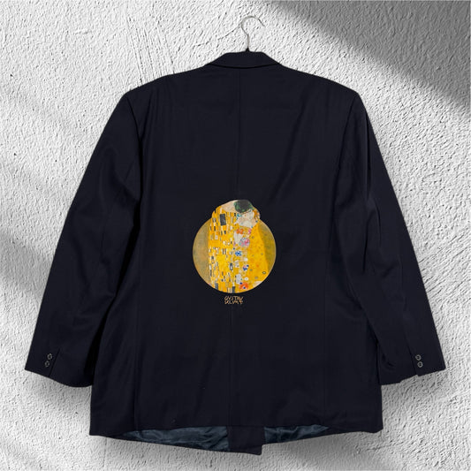 Blazer doppiopetto ‘Il bacio’ Klimt handmade