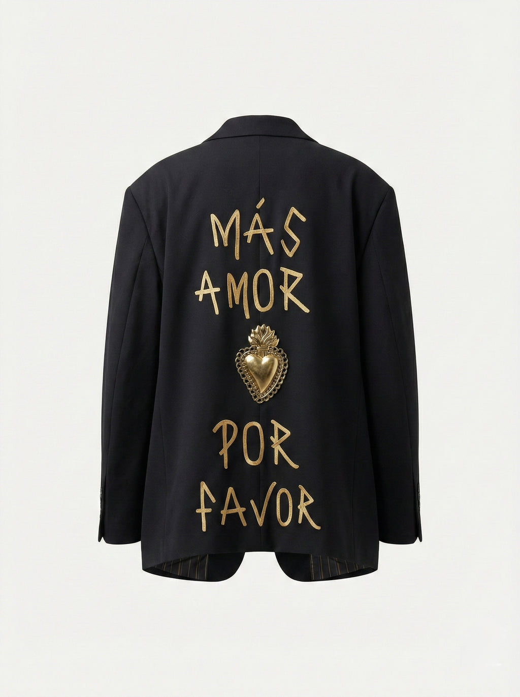Blazer doppiopetto ‘Más amor por favor’ Sacré-Cœur