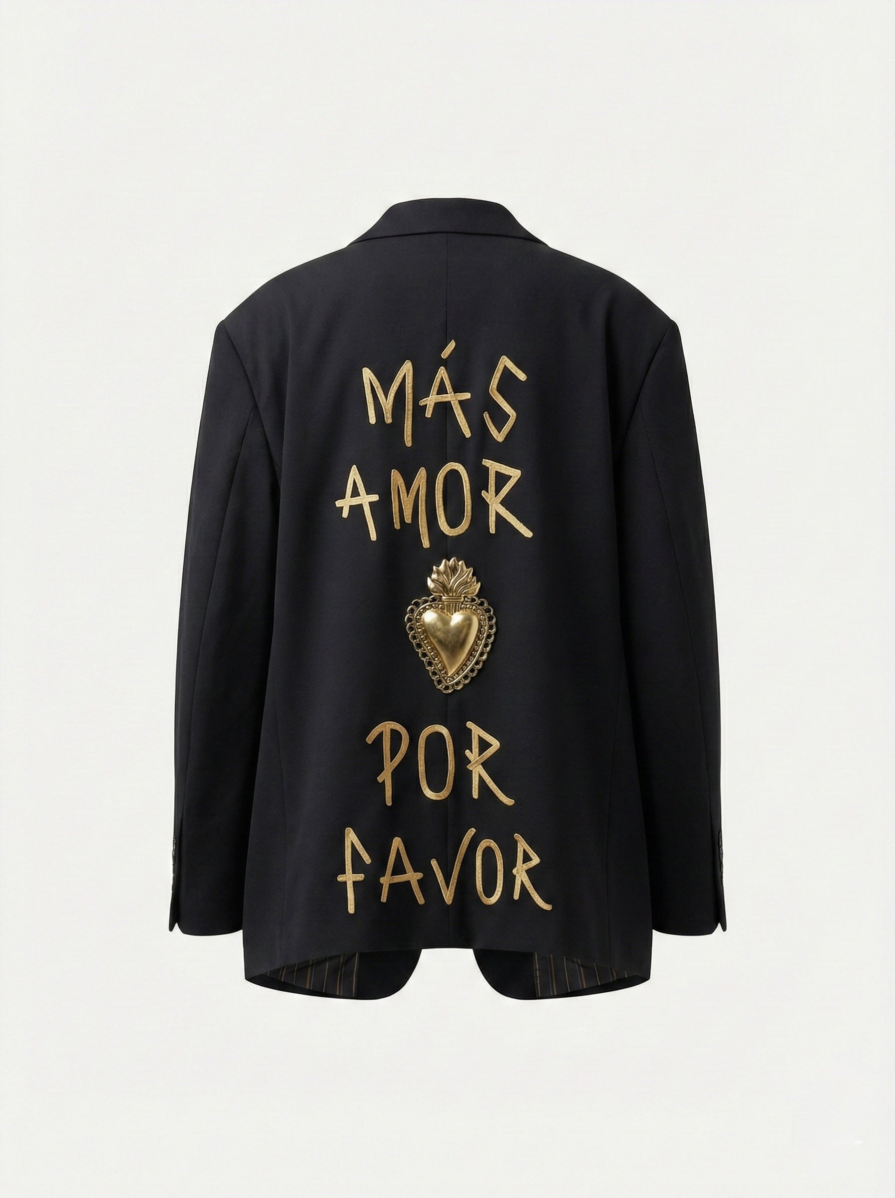 Blazer doppiopetto ‘Más amor por favor’ Sacré-Cœur