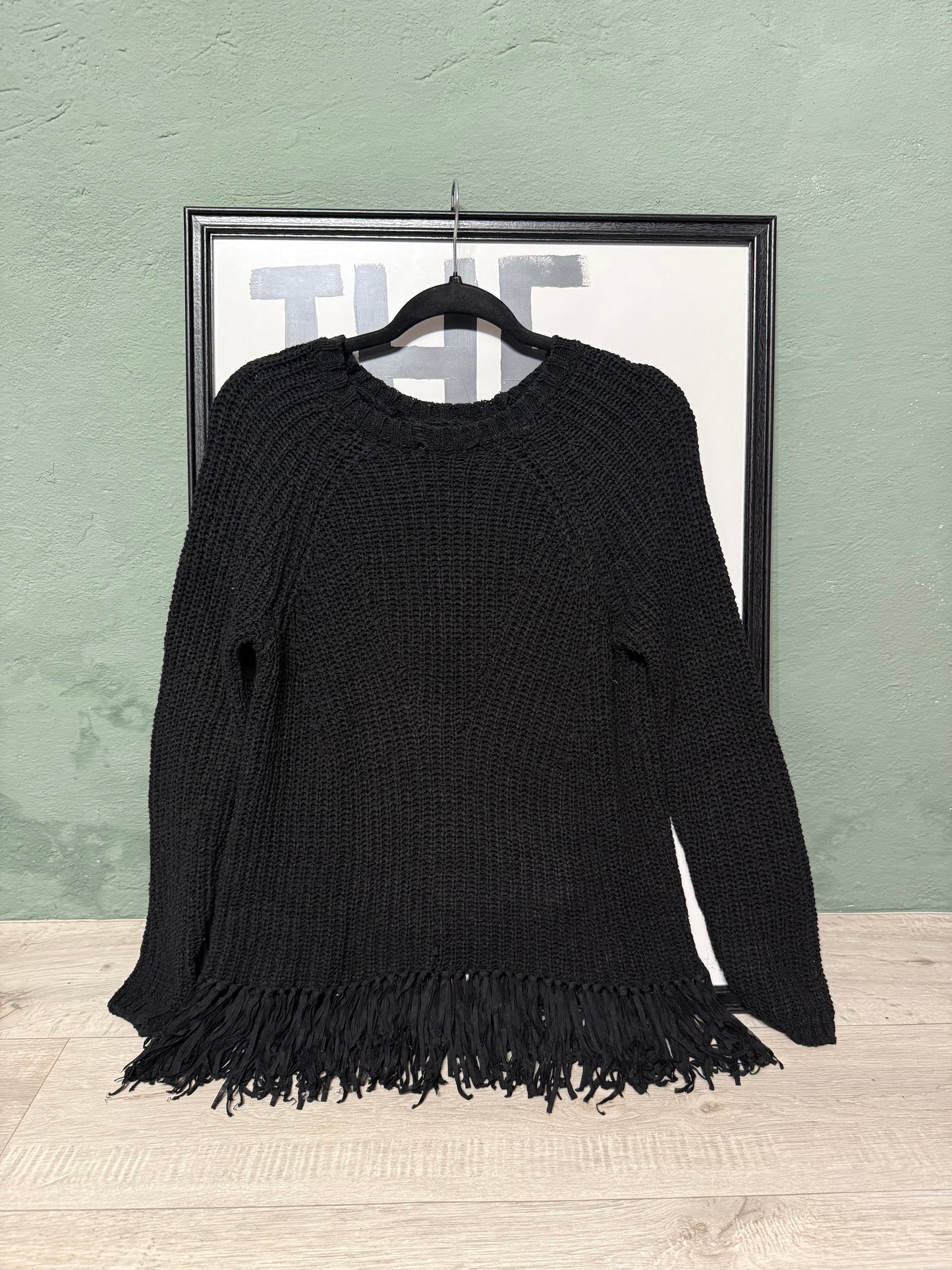 Maglioncino tricot frange tg.S