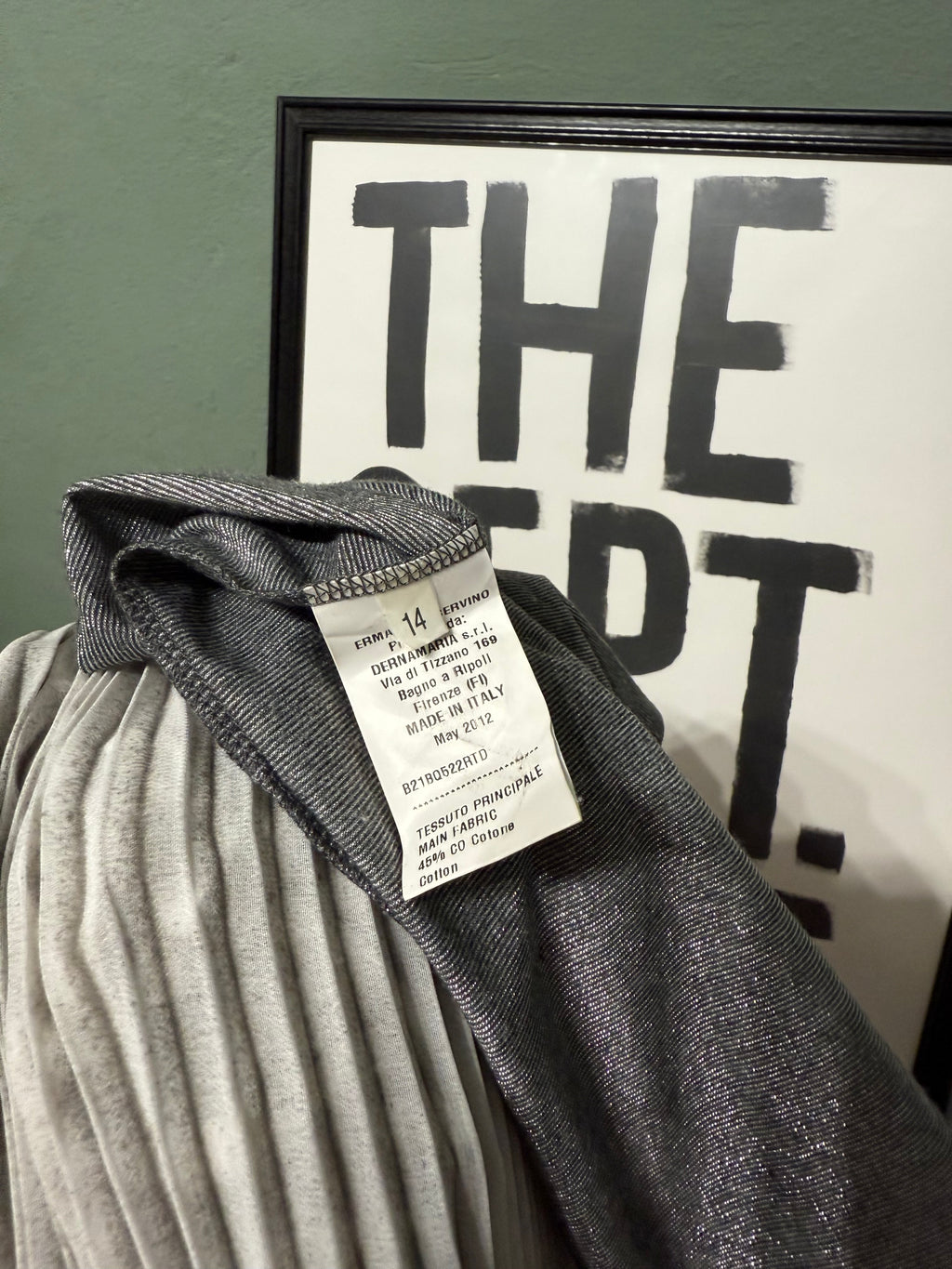 Abito plisse e lurex Ermanno Scervino