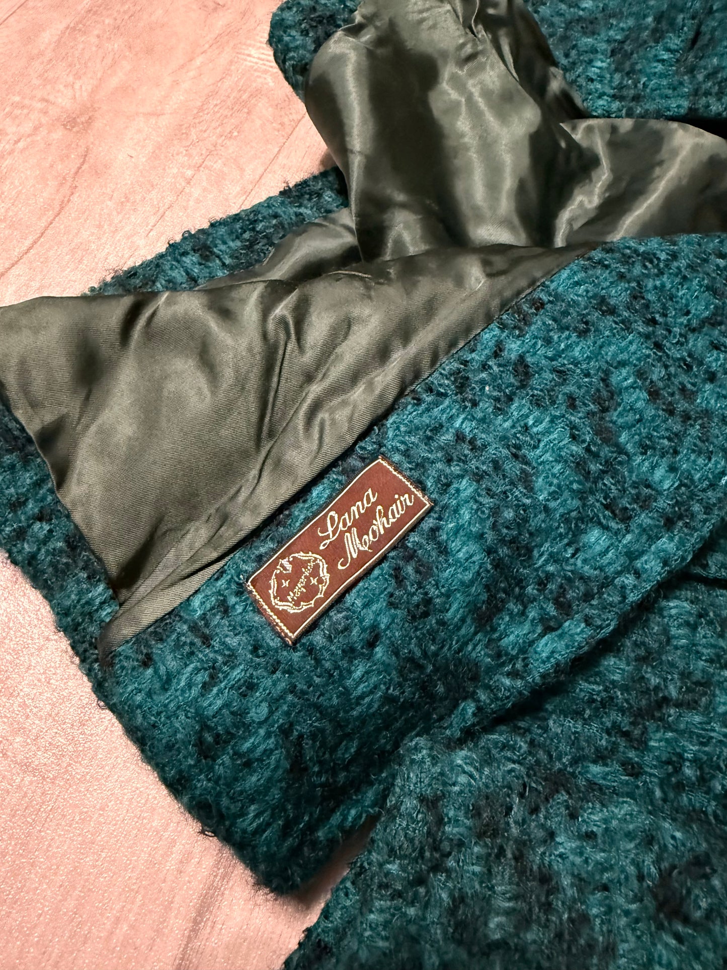 Cappotto tweed Lana Mohair