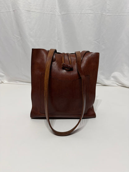 Borsa tote in pelle Made in Italy