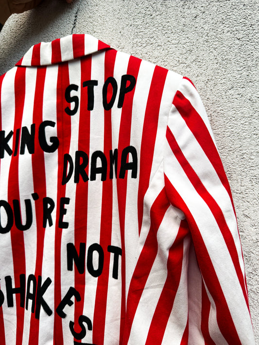 Blazer righe ‘Shakespeare’ handmade