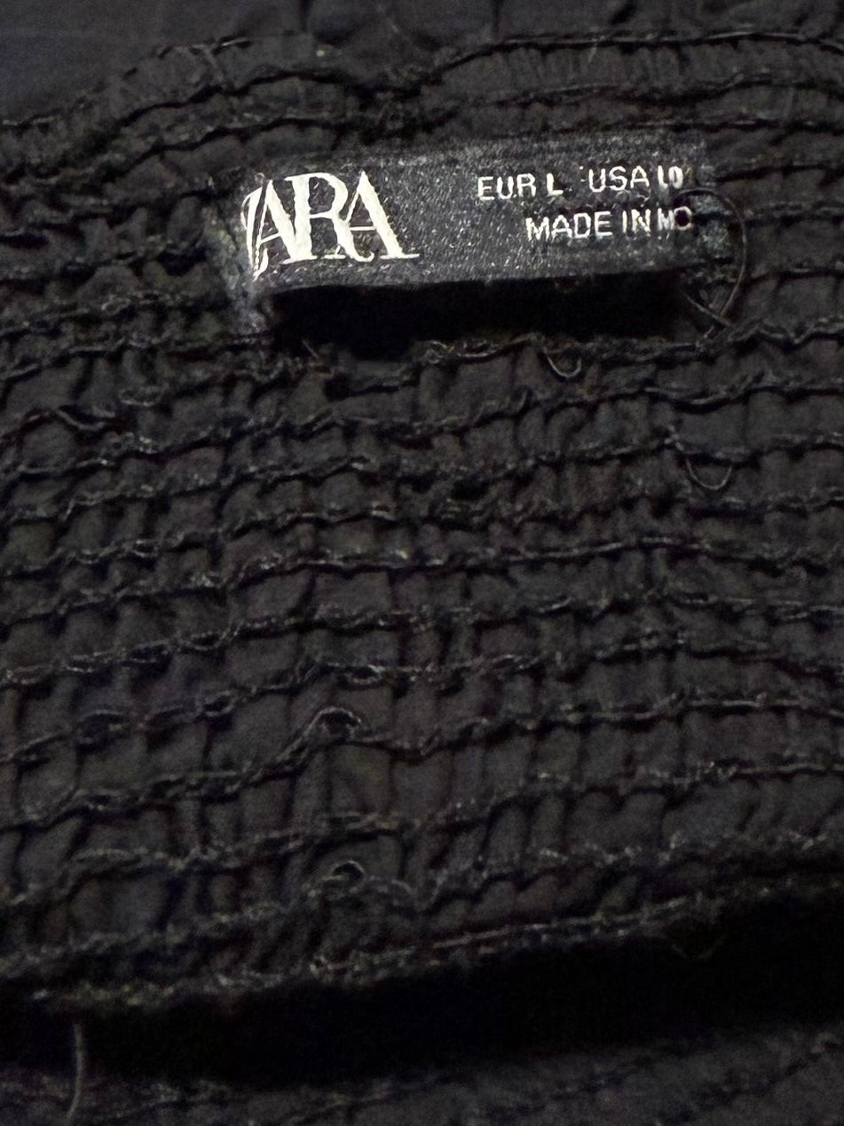 Top cropped volant Zara