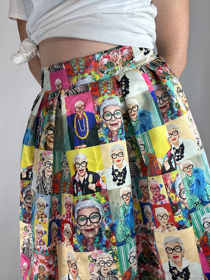 Maxi gonna Iris Apfel tg.S/M