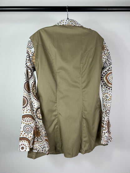 Giacca camicia handmade ‘80s tg.L