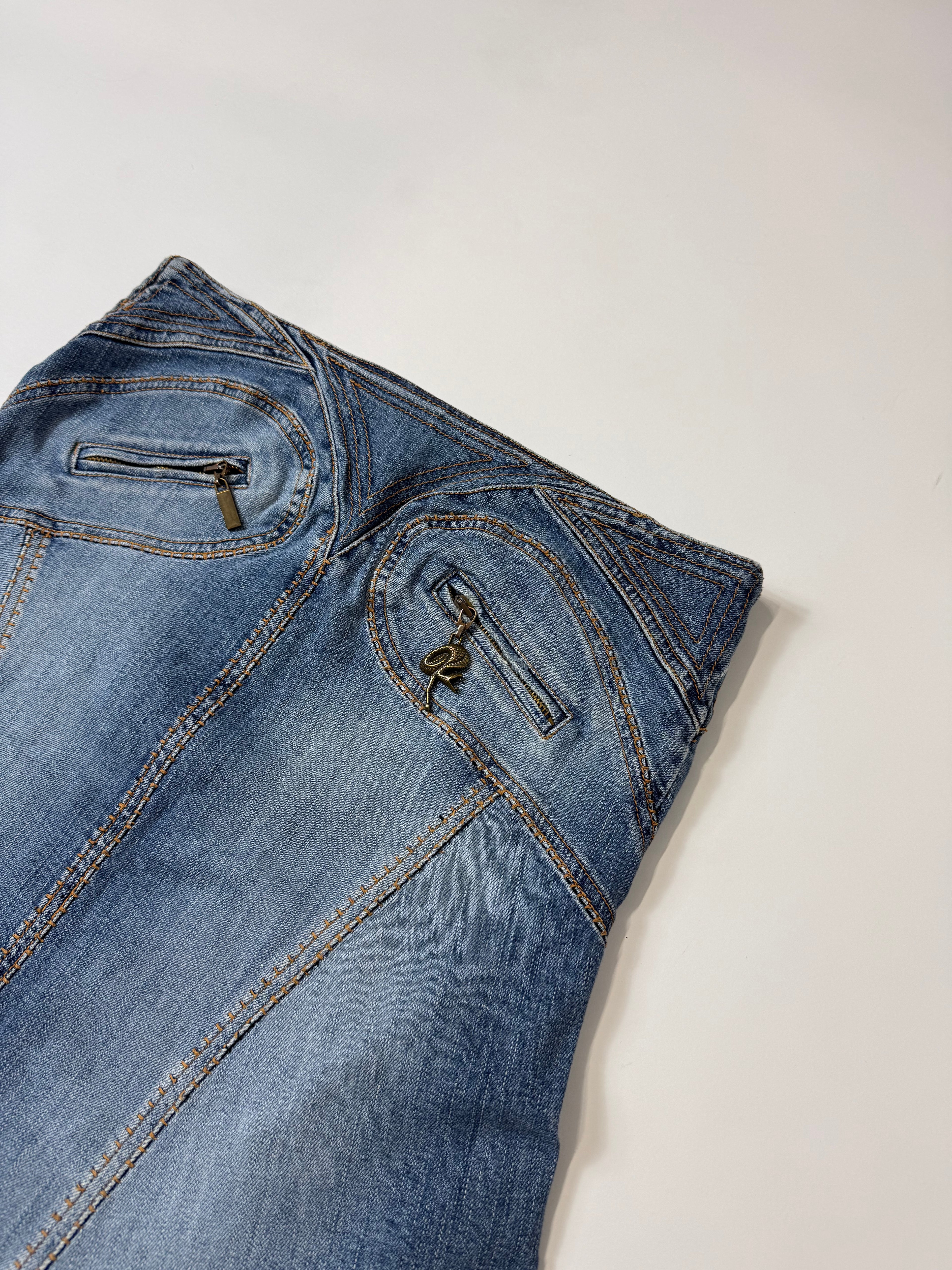 Maxigonna denim Just Cavalli