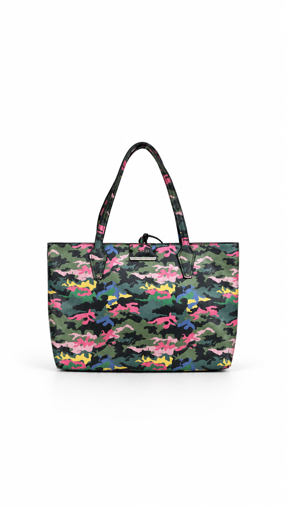 Borsa Guess Shopper Bobbi Reversibile Camouflage Multicolor
