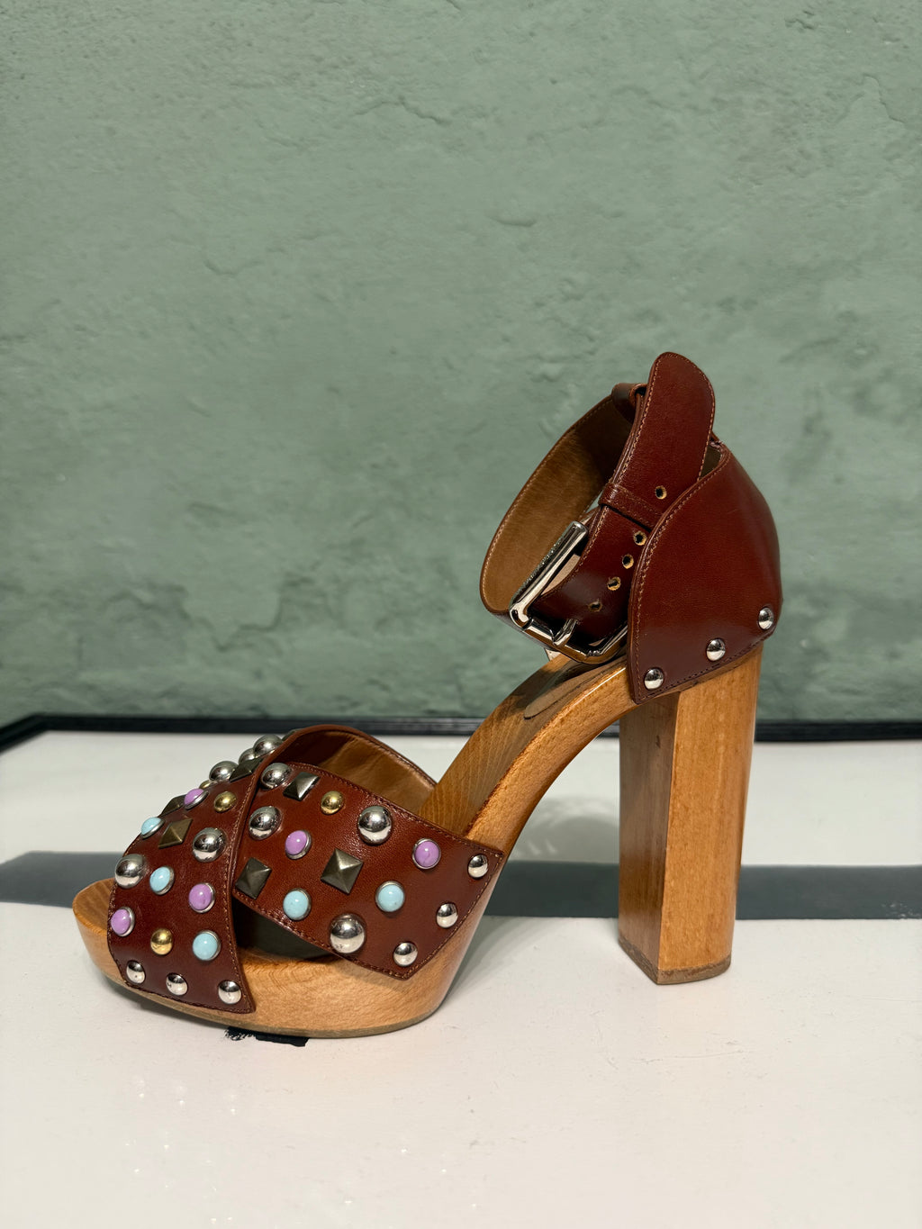 Sandalo borchie open toe Dolce & Gabbana n.38
