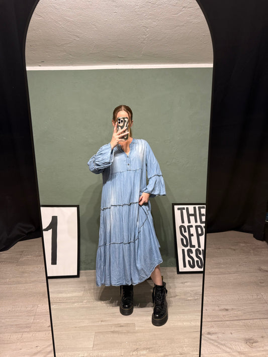 Maxi abito denim