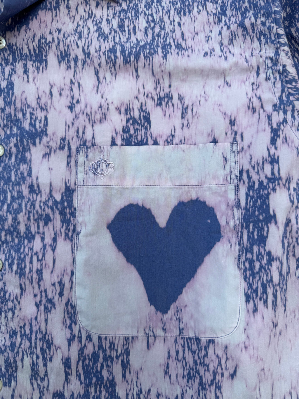 Camicia cropped Christian Dior reworked