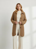 Cappotto - cardigan handmade tricot 100% lana