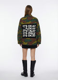 Giacca militare ‘It’s okay’ upcycling