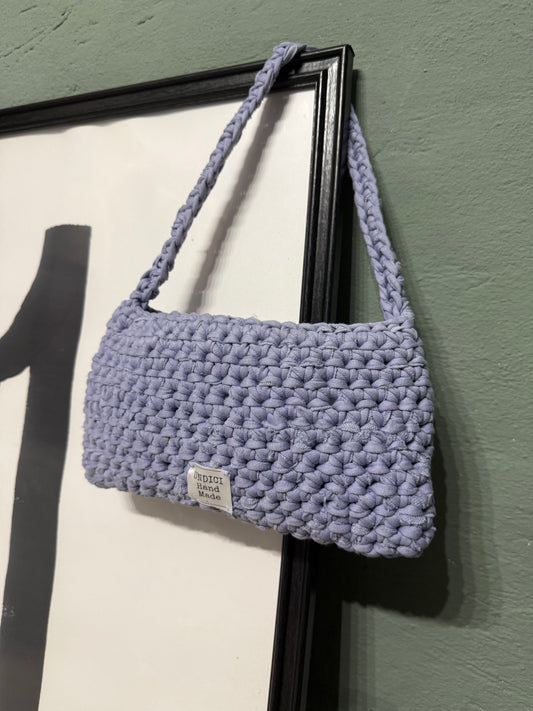 Borsa uncinetto lavanda