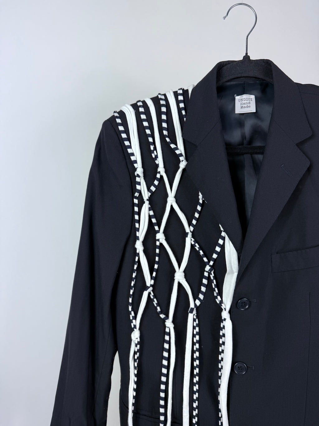 Blazer blu navy macrame ‘Sailor’ tg.S