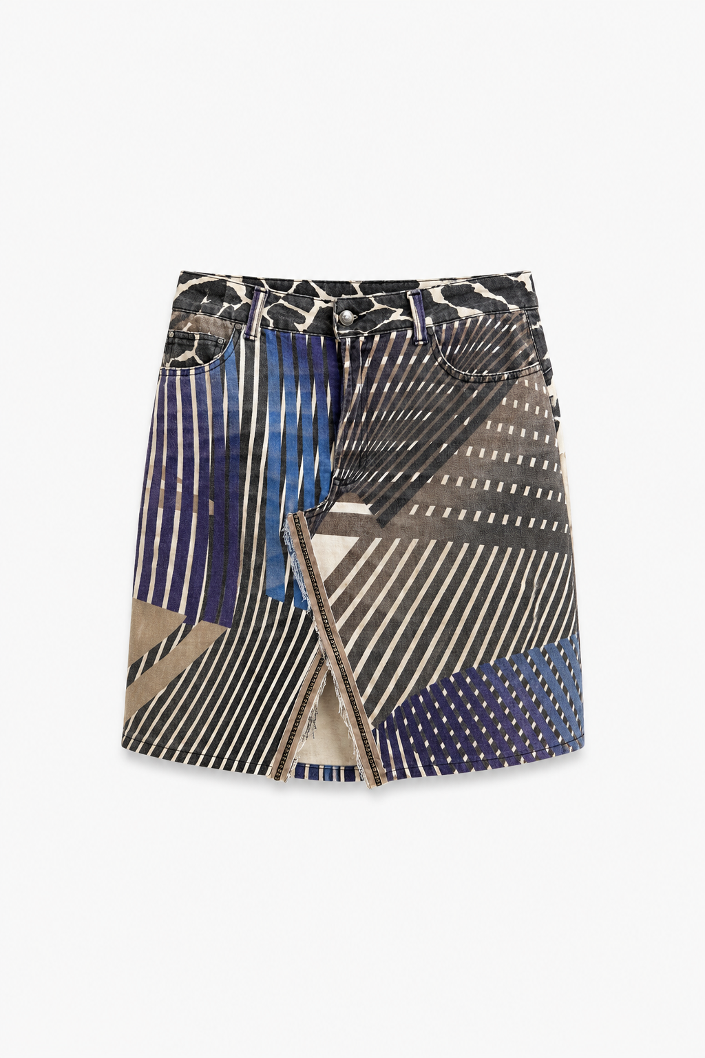 Maxigonna abstract print Just Cavalli y2k