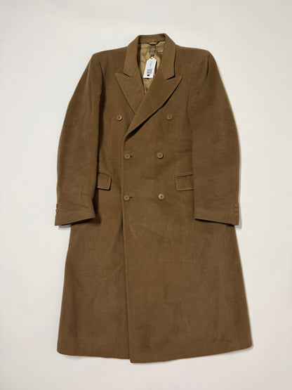 Cappotto cammello vintage doppiopetto 100% lana