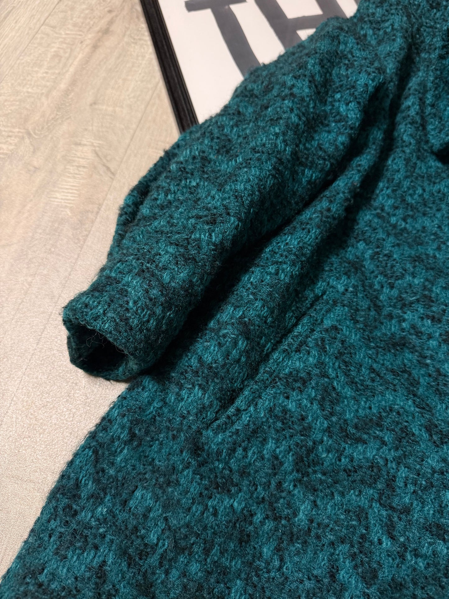 Cappotto tweed Lana Mohair