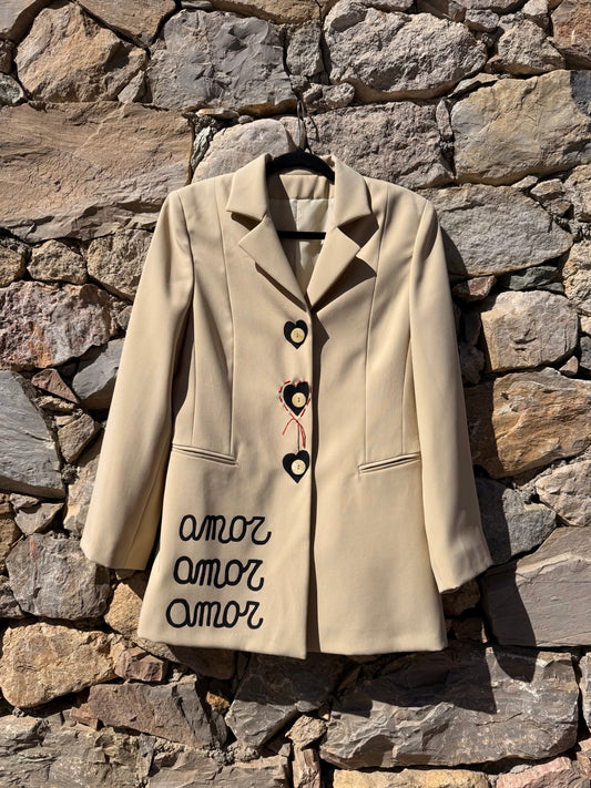 Blazer monopetto ‘Amor’