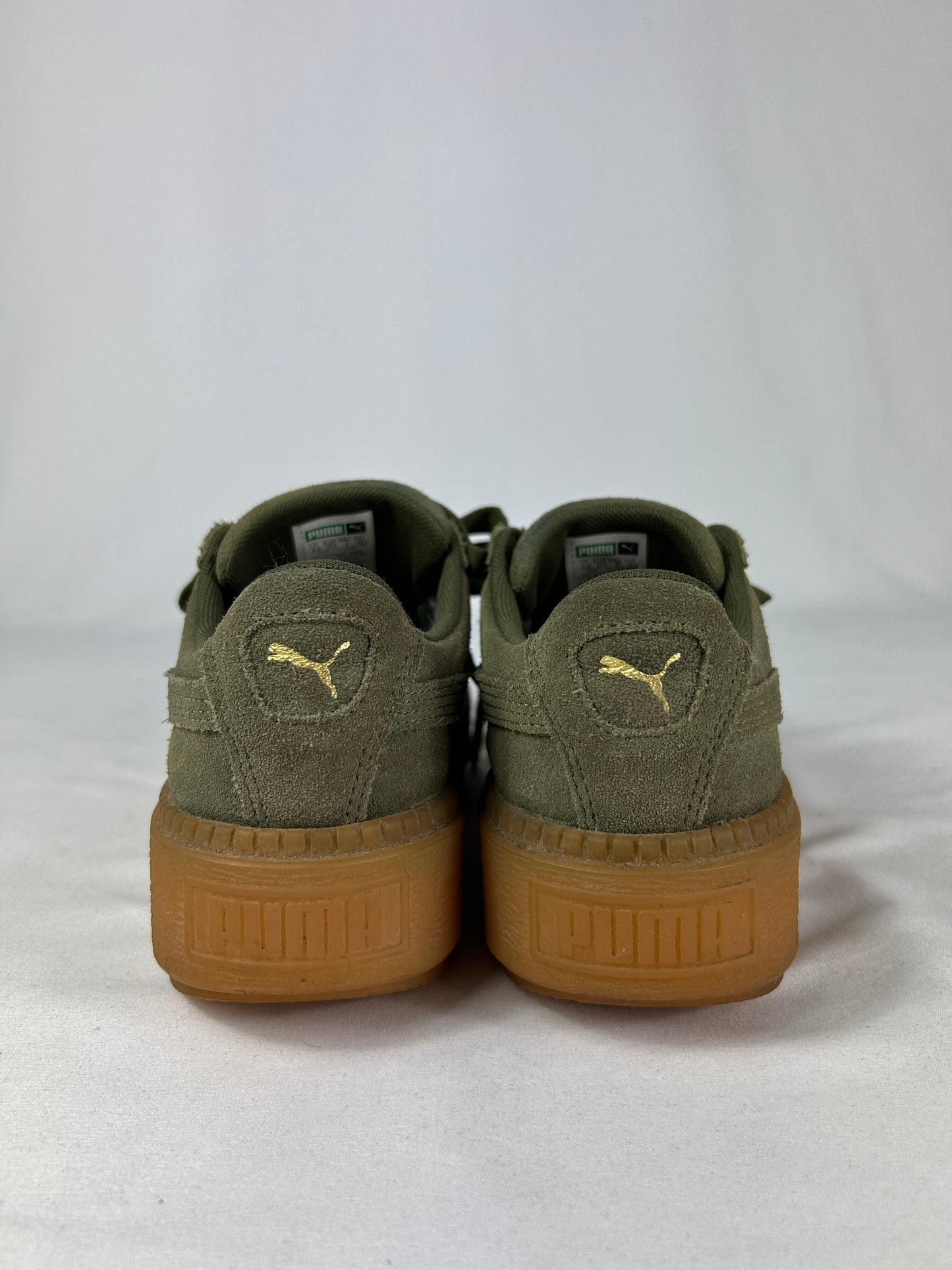 Puma suede platform trace Olive n. 37.5