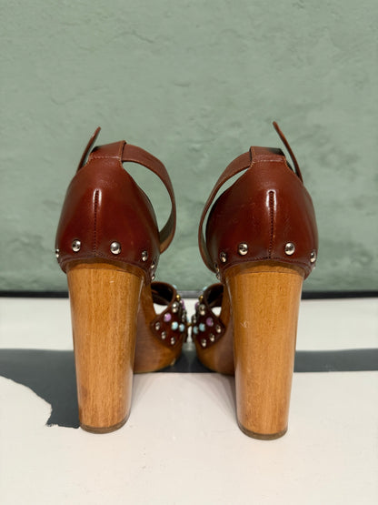 Sandalo borchie open toe Dolce & Gabbana n.38