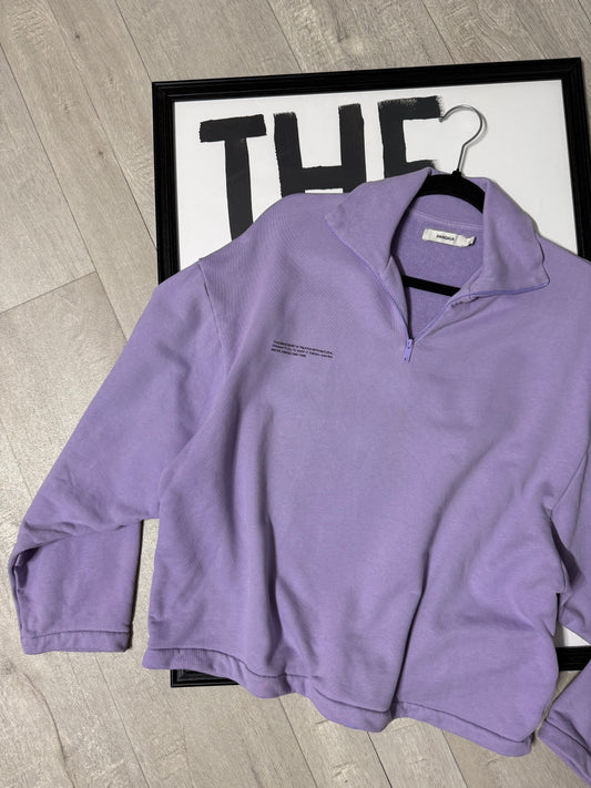 Felpa zip malva Pangaia