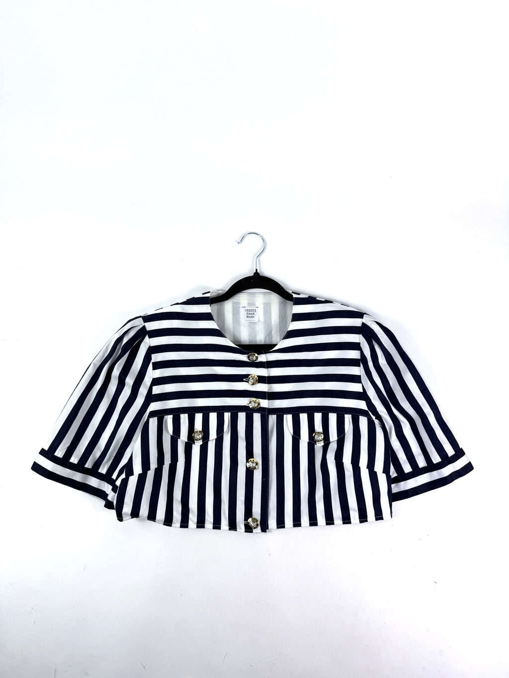 Blazer cropped righe tg.L