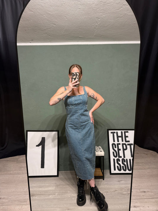 Maxi abito denim