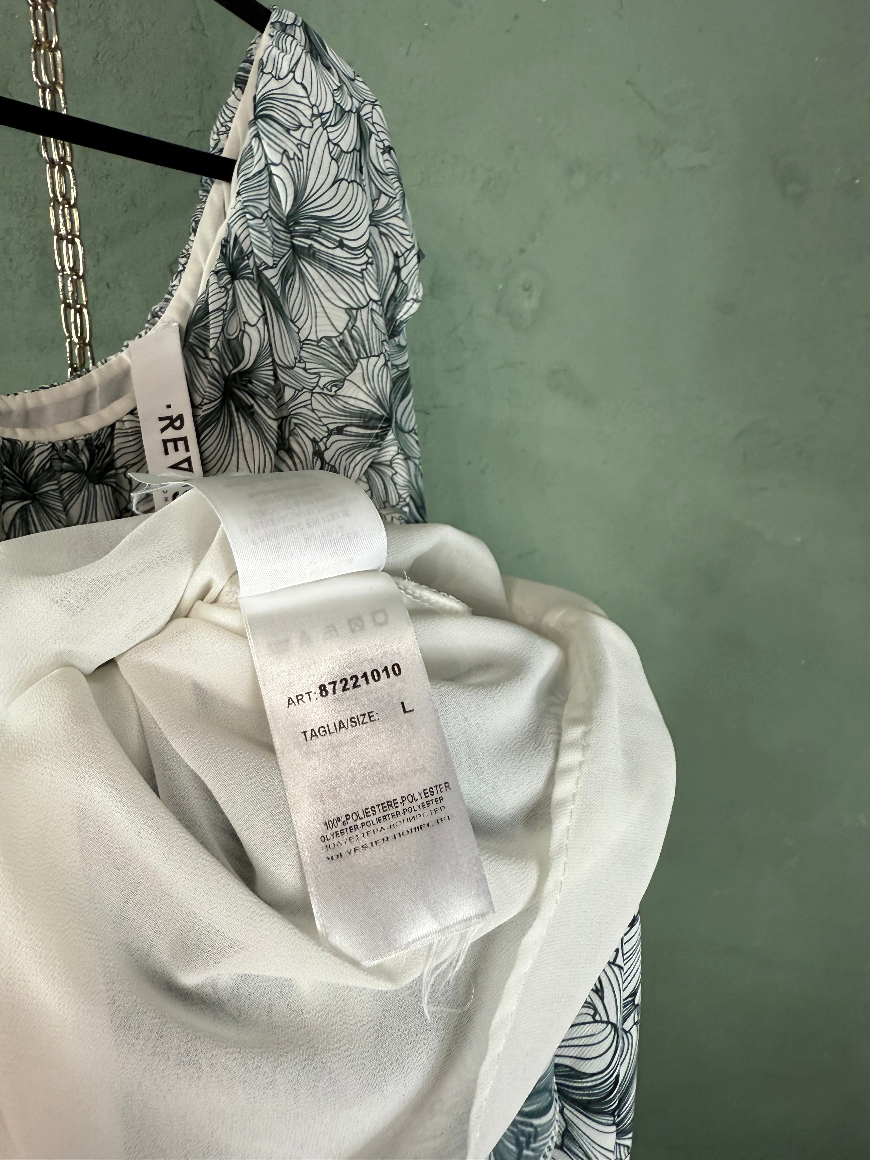 Abito asimmetrico fantasia Revise tg.L