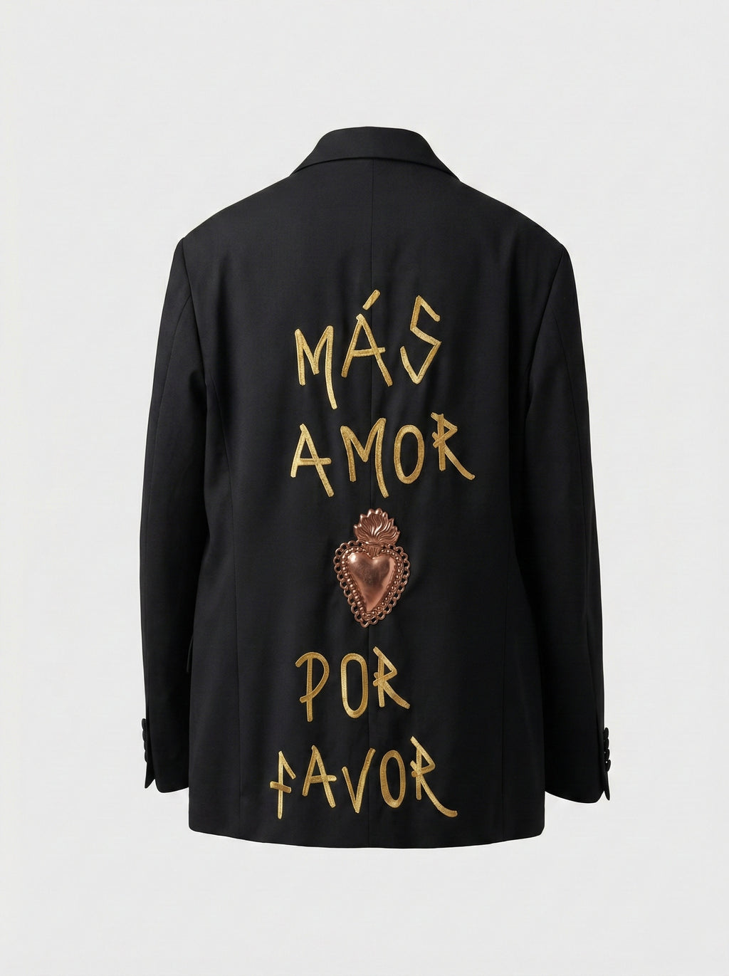Blazer ‘Más amor por favor’ Sacré-Cœur handmade