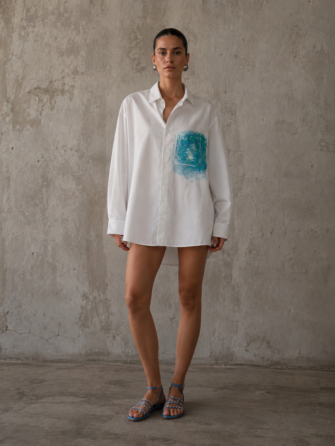 Camicia ocean ‘tutto passa’