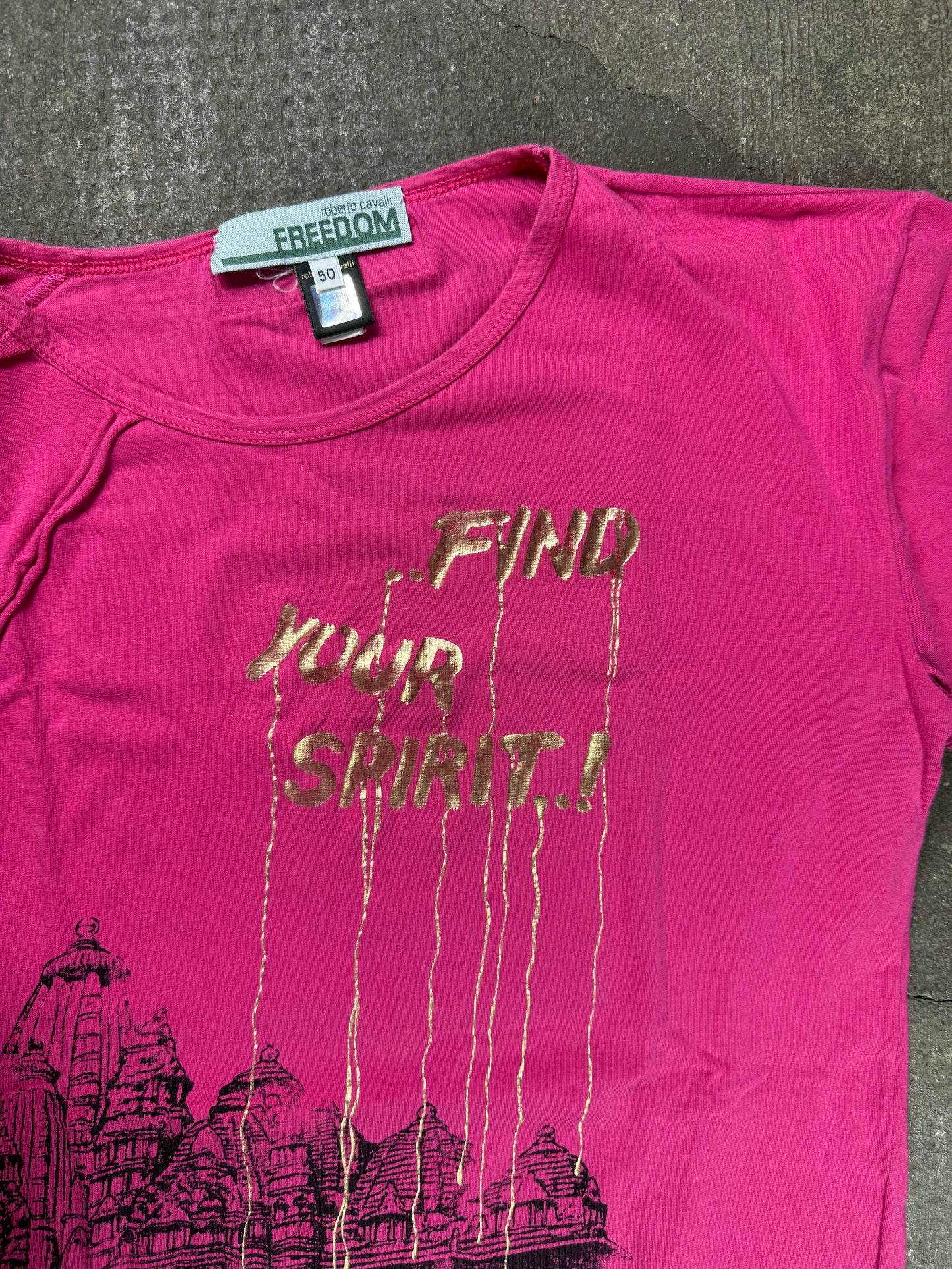 T-shirt stampa ‘Find your spirit’