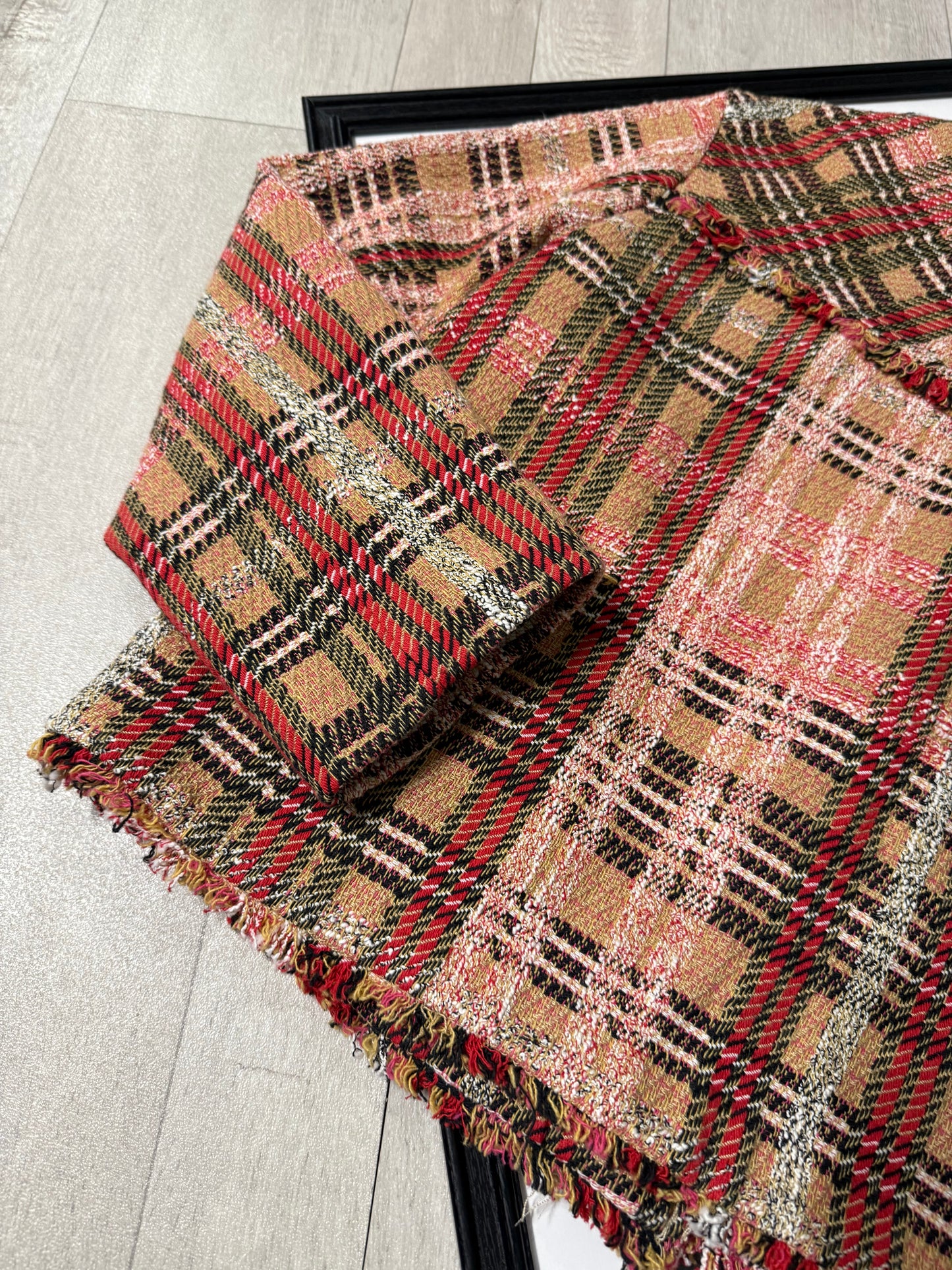 Blazer tartan Mango