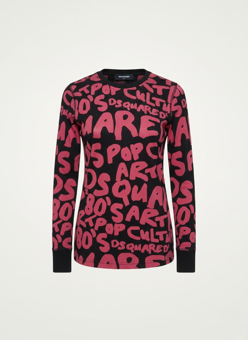 Felpa scritte Dsquared2