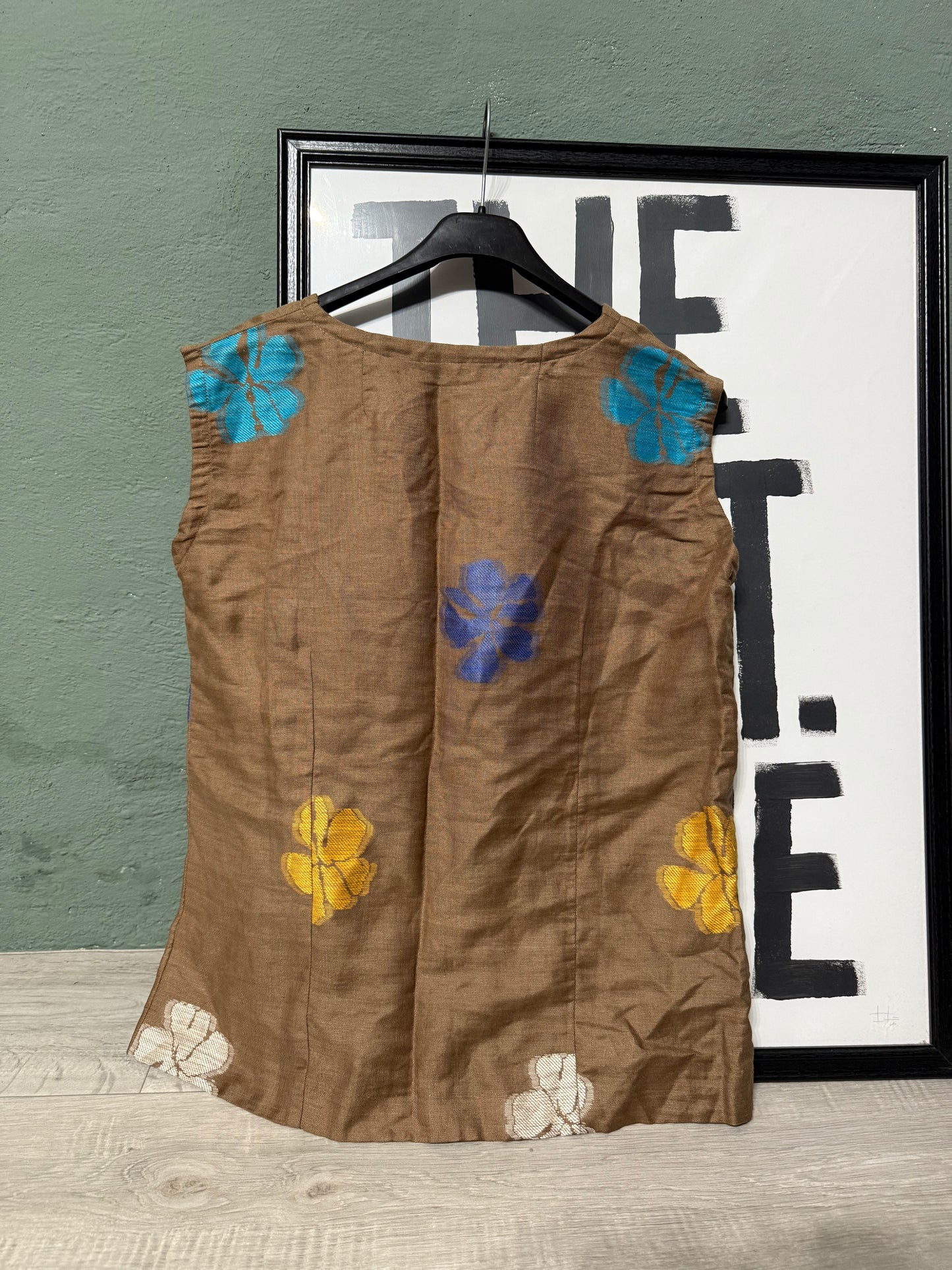Panciotto fantasia fiori