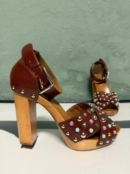 Sandalo borchie open toe Dolce & Gabbana n.38