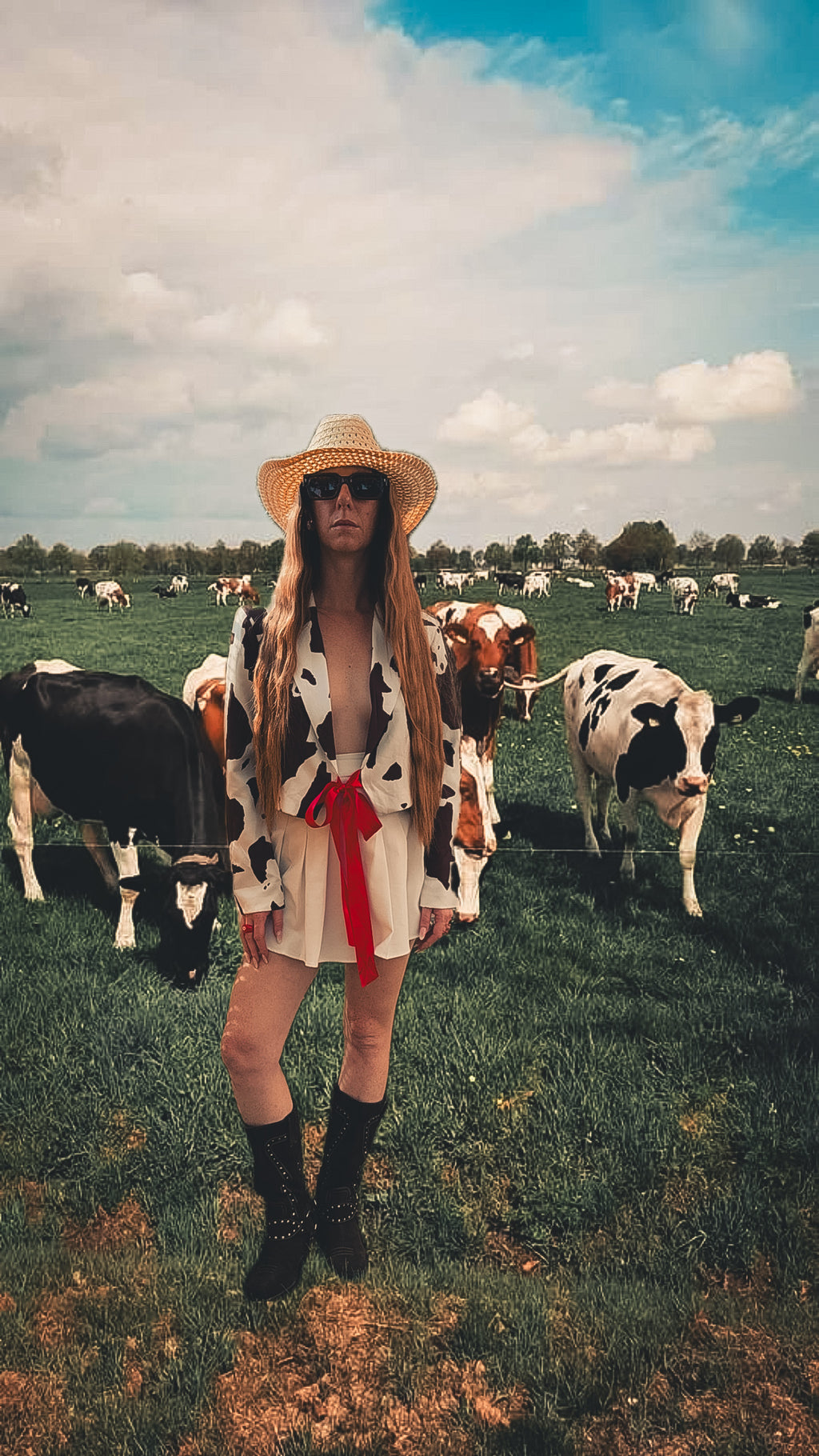 Blazer cropped ‘Fuck mou’