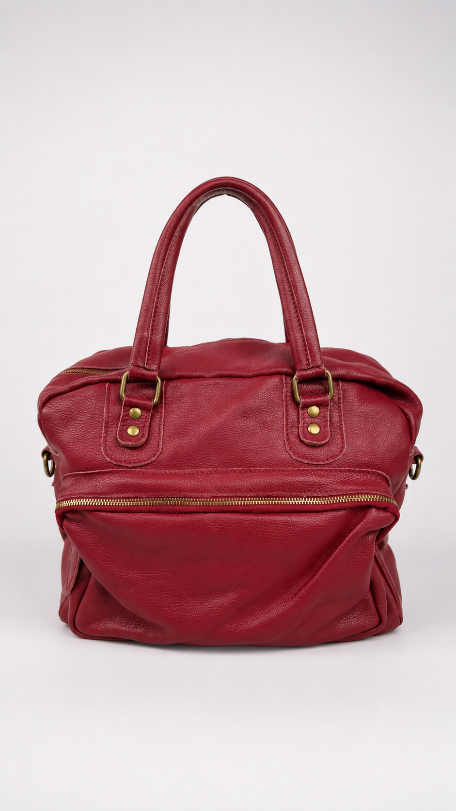 Borsa in pelle ciliegia
