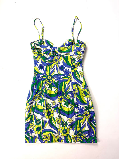 Abito fiorato cut out Zara