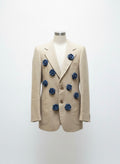 Blazer vintage ‘Denim flower’ handmade