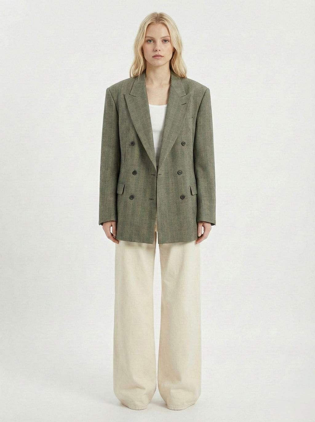 Blazer doppiopetto ‘Gioconda’ handmade