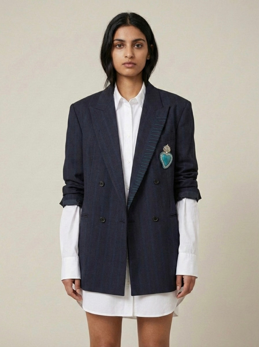 Blazer doppiopetto ‘Amor proprio’ Sacré-Cœur