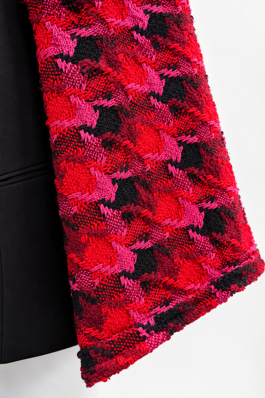 Blazer vintage ‘Tartan sleeves’ reworked